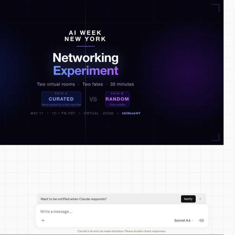 Cover Image for Networking @ #AIWeekNY