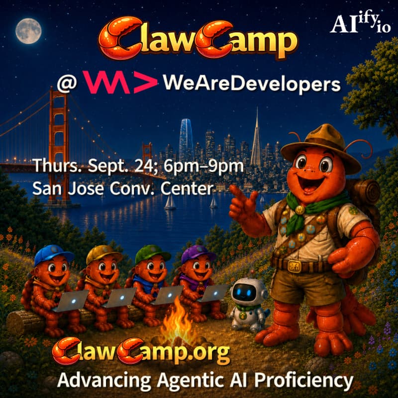Cover Image for ClawCamp Campfire @ WeAreDevelopers World Congress