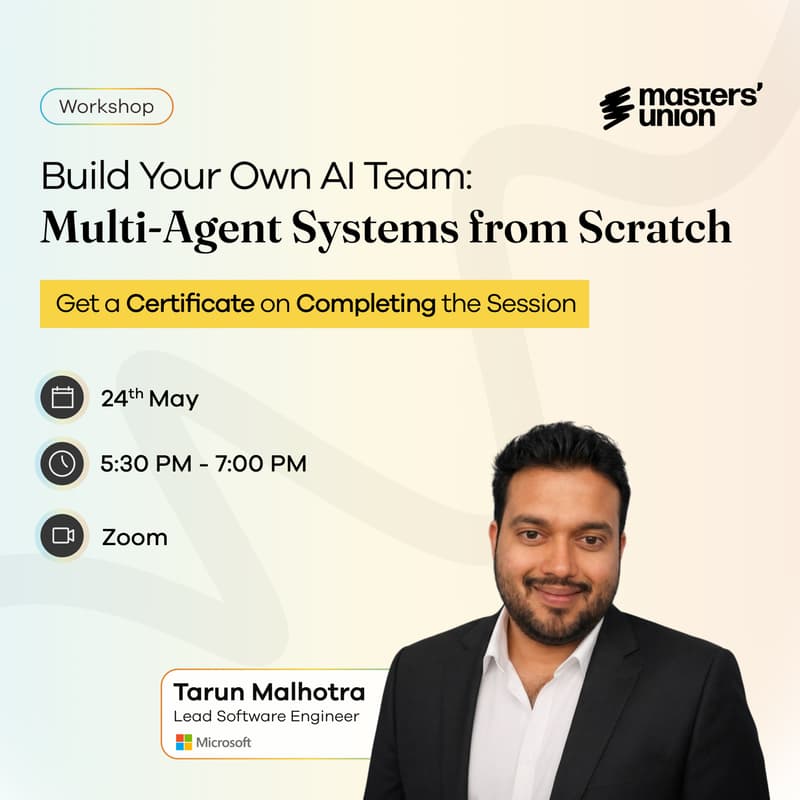 Cover Image for Build Your Own AI Team: Multi-Agent Systems from Scratch