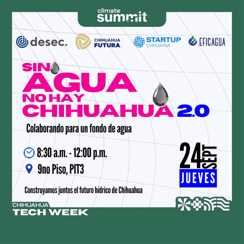 Cover Image for Sin agua no hay Chihuahua - Colaborando para un fondo de agua