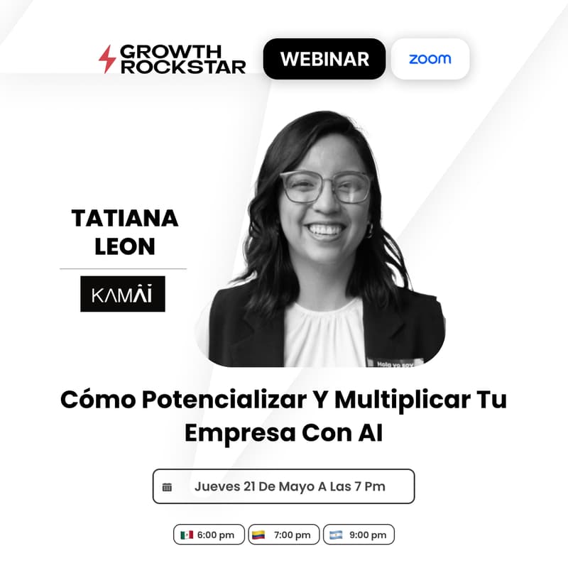 Cover Image for Tatiana Leon: Cómo potencializar y multiplicar tu empresa con AI