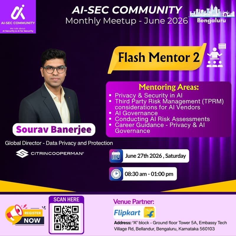 Cover Image for AI-SEC COMMUNITY MEETUP | JUNE 2026