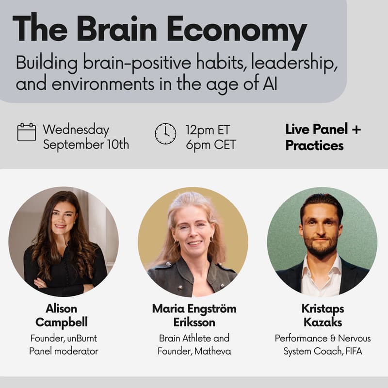 Cover Image for Your Competitive Advantage in the Brain Economy: Building brain-positive habits, leadership, and environments in the age of AI