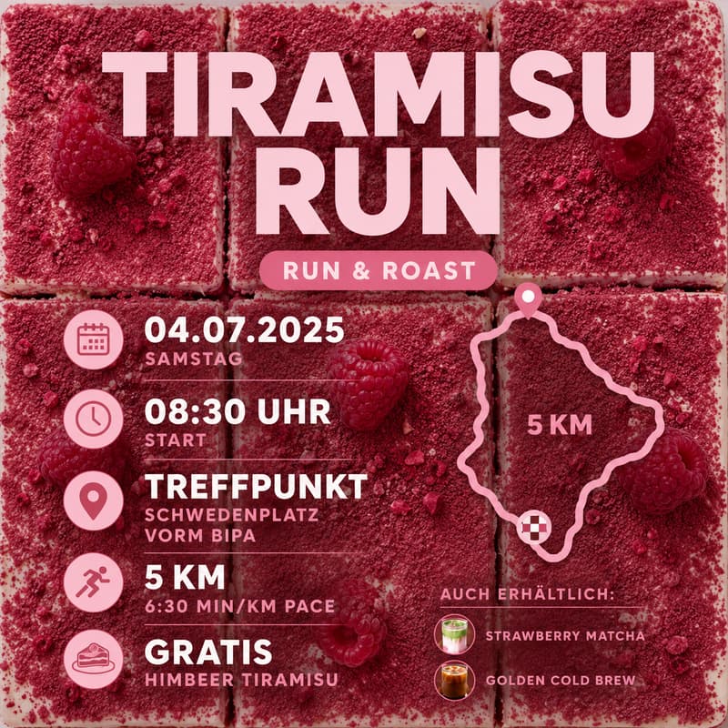 Cover Image for Run & Roast | Tiramisu run
