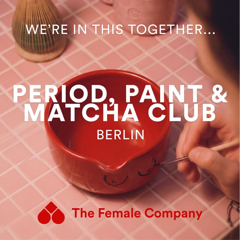 Cover Image for 🩸 PERIOD, PAINT & MATCHA CLUB EVENT 🩸🎨🍵
