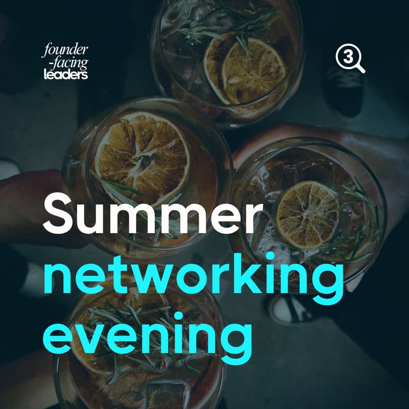 Cover Image for Founder-Facing Leaders summer drinks