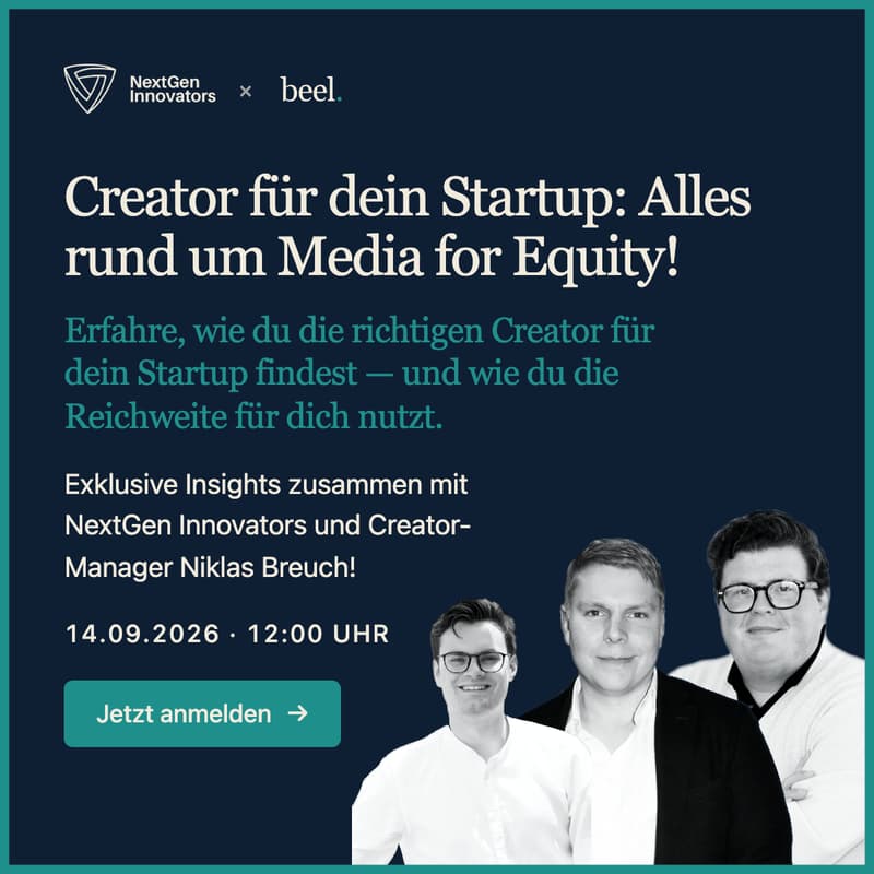 Cover Image for Creator für dein Startup: Alles rund um Media for Equity auf dem Web Summit