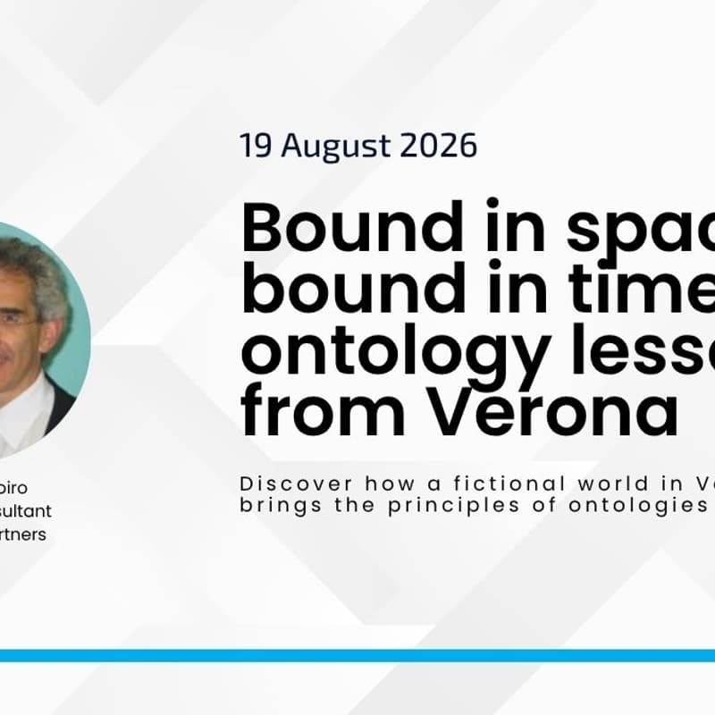 Cover Image for Bound in space, bound in time: an ontology lesson from Verona