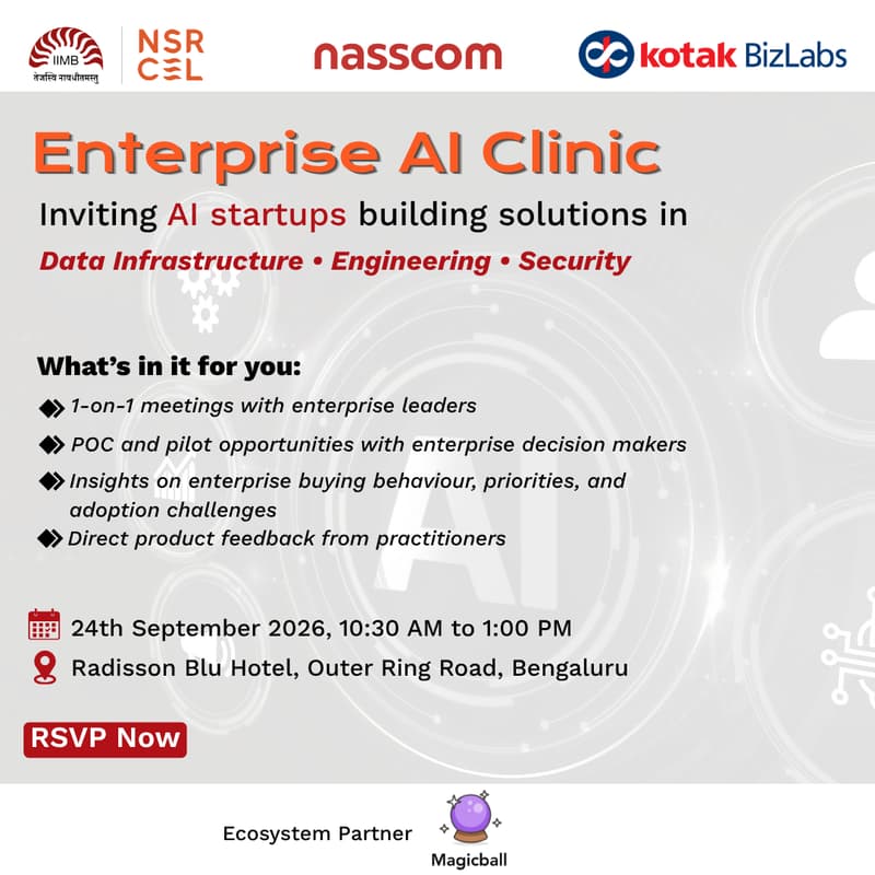 Cover Image for Enterprise AI Clinic | NSRCEL and Nasscom