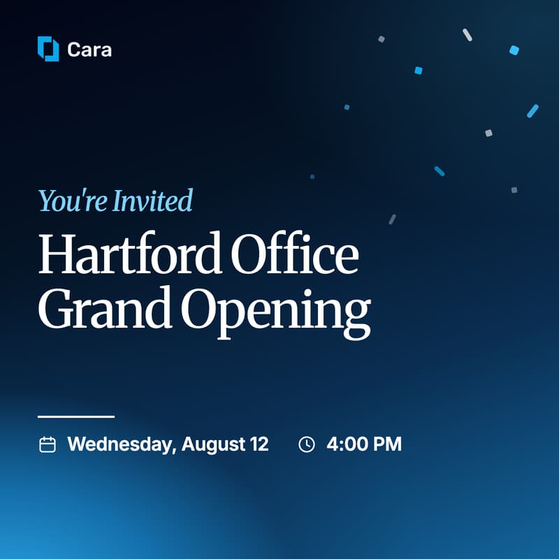 Cover Image for Cara: Hartford Office Grand Opening