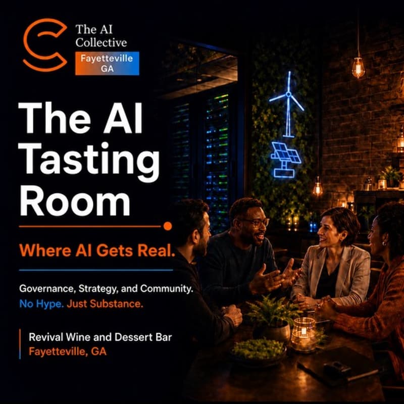 Cover Image for AI Tasting Room -(w/ The AI Collective Fayetteville, GA)