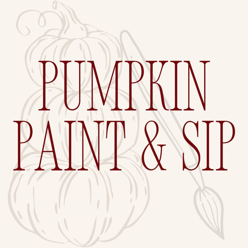 Cover Image for pumpkin paint & sip