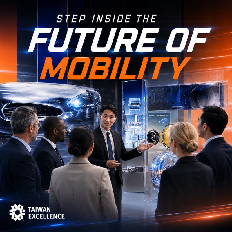 Cover Image for ITS 2026 6/10 VIP Demo Tour - Taiwan Excellence (Stand#5065)