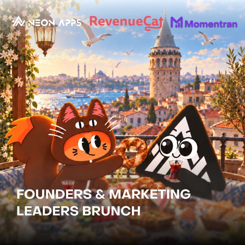 Cover Image for RevenueCat × Momentran × Neon Apps: Founders & Marketing Leaders Brunch