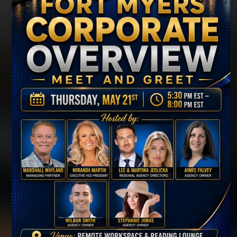 Cover Image for Fort Myers Corporate Overview - Meet & Greet