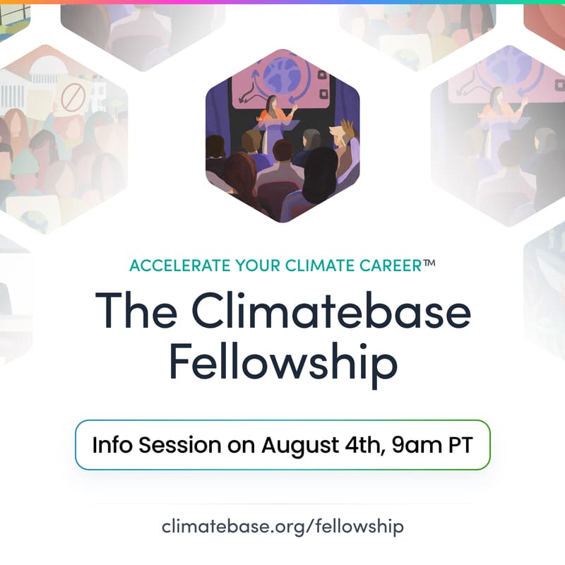 Cover Image for Climatebase Fellowship Info Session: Cohort 10
