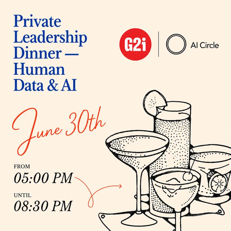 Cover Image for Private Leadership Dinner - Human Data & AI