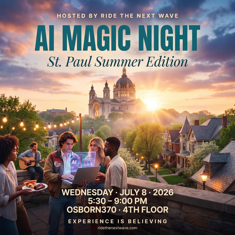 Cover Image for AI Magic Night - St. Paul Summer Edition