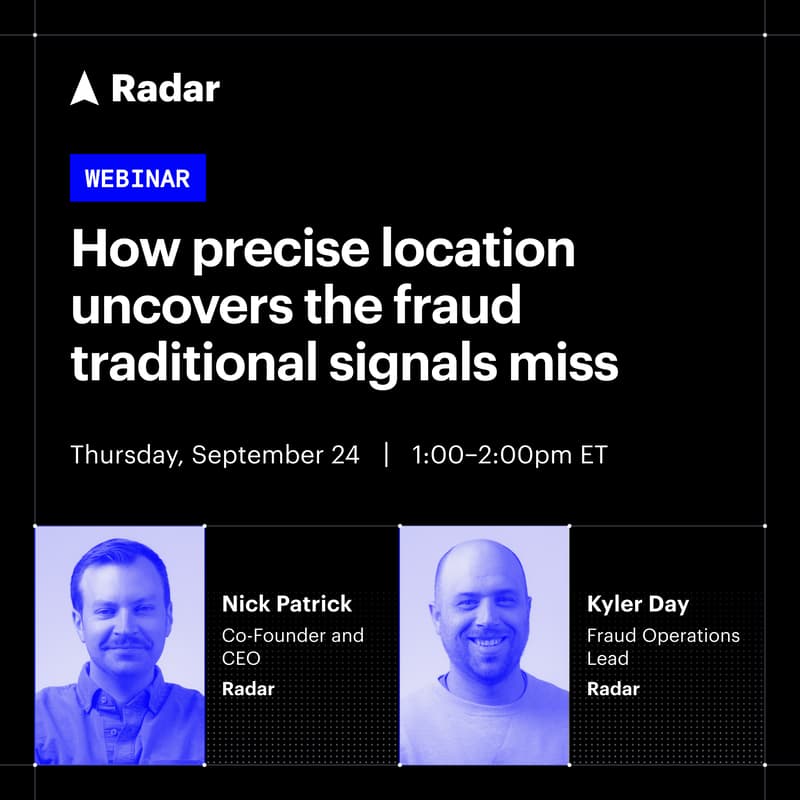 Cover Image for How precise location uncovers the fraud traditional signals miss