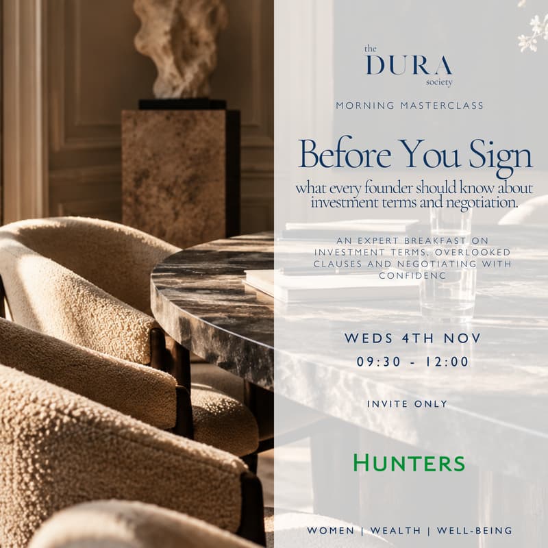 Cover Image for Morning Masterclass | Before You Sign - What every founder should know about investment terms and negotiation