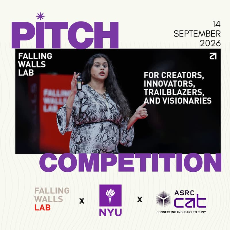 Cover Image for CAT x NYU Falling Walls Pitch Competition