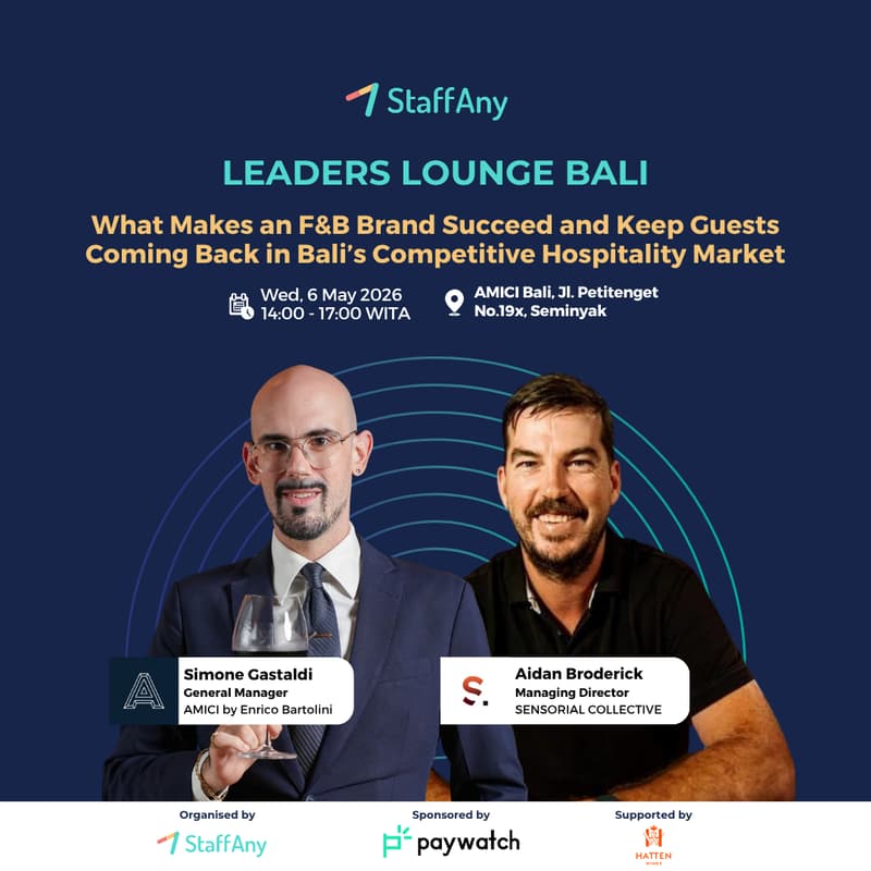 Cover Image for StaffAny Leaders Lounge - Bali