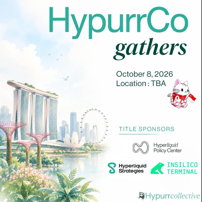 Cover Image for HypurrCo Gathers x Hyperliquid Strategies x Hyperliquid Policy Center x Insilico Terminal