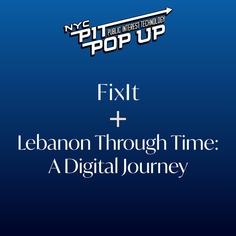 Cover Image for Fix the Present, Explore the Past: Two Projects at the NYC PIT Pop Up