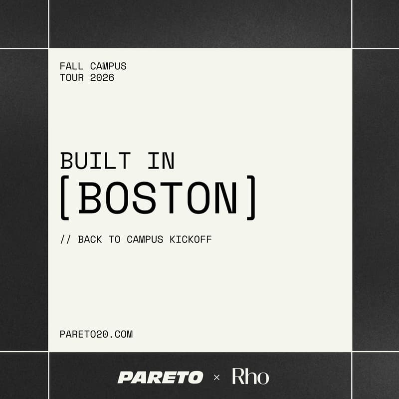 Cover Image for Back to Campus: Founders Kickoff [Rho x Pareto]