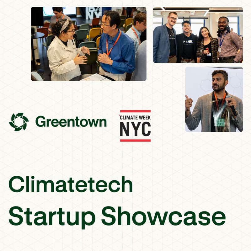 Cover Image for Climatetech Startup Showcase at Climate Week NYC