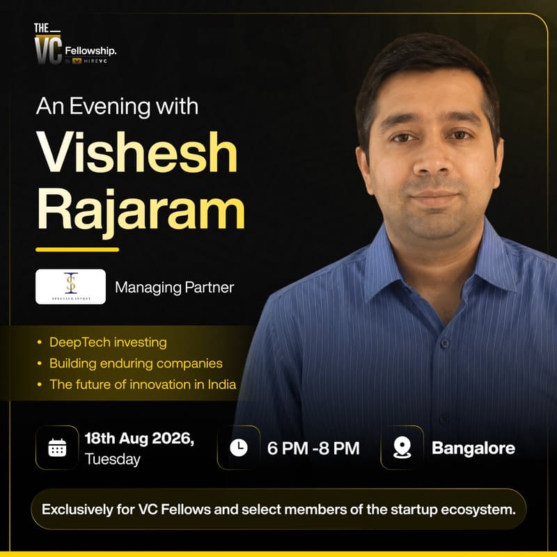 Cover Image for Meetup With Vishesh Rajaram