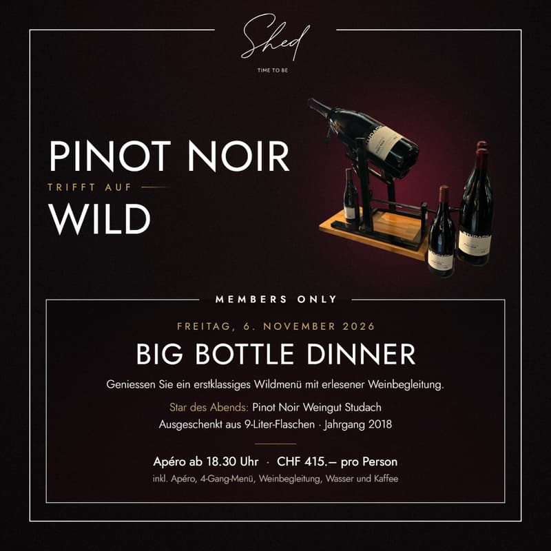 Cover Image for Im SHED trifft Pinot Noir auf Wild