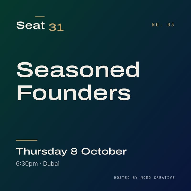 Cover Image for No. 03 · Seasoned Founders