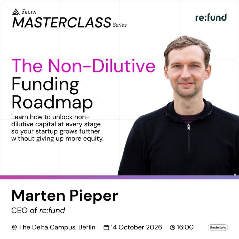 Cover Image for The Non-Dilutive Funding Roadmap: from Pre-Seed to Series B