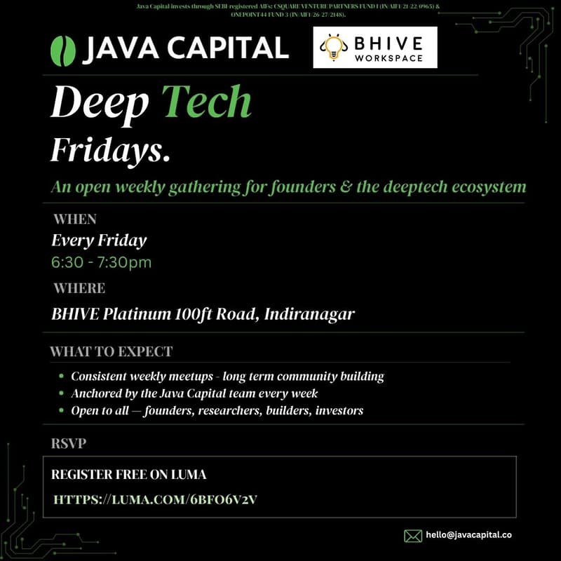 Cover Image for Java Capital Deep Tech Fridays