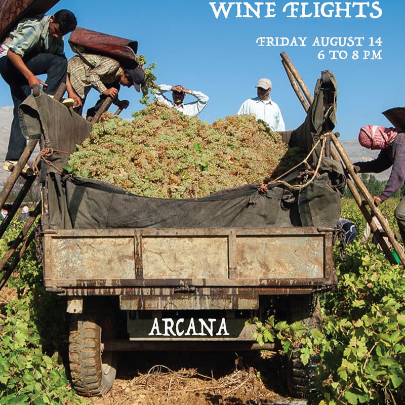 Cover Image for Lebanese & Palestinian Wine Flights