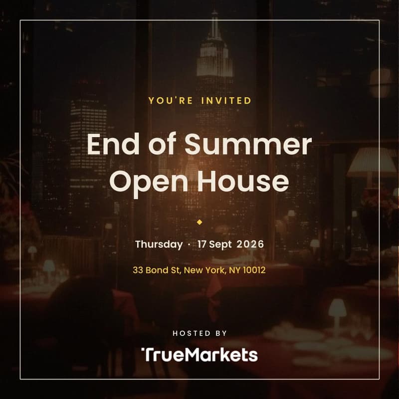 Cover Image for Golden Hour @ True Markets