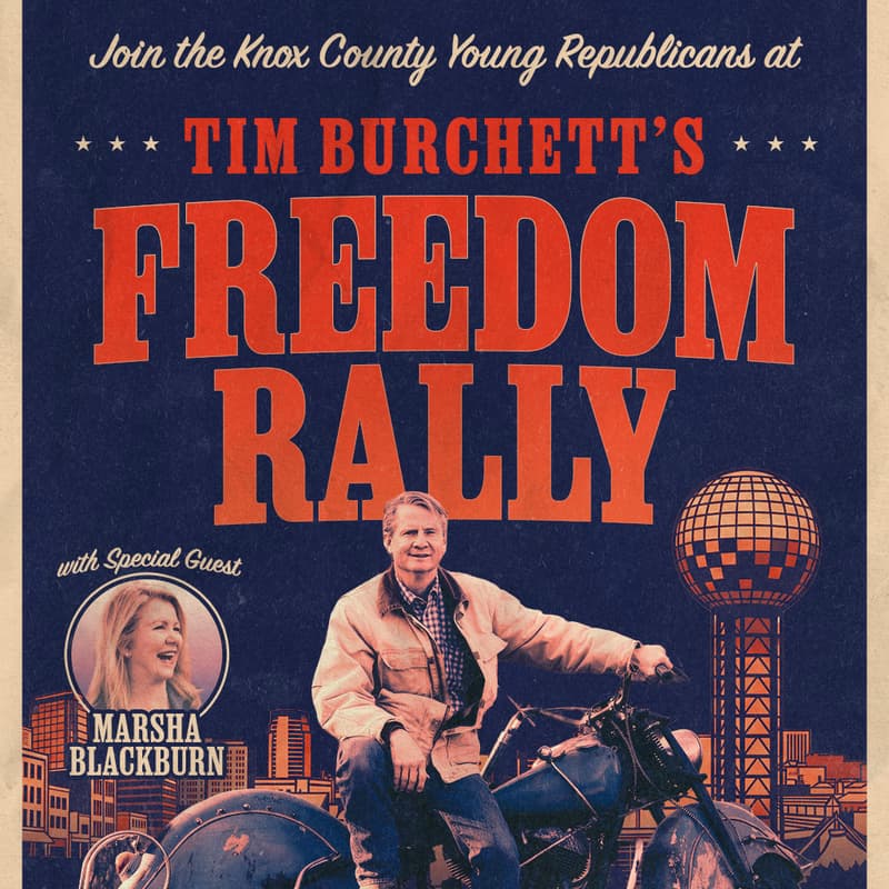 Cover Image for Join Knox County Young Republicans At Tim Burchett’s Freedom Rally