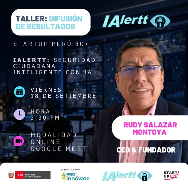 Cover Image for 🚀 Taller de Difusión de Resultados "IAlertt" 8G+