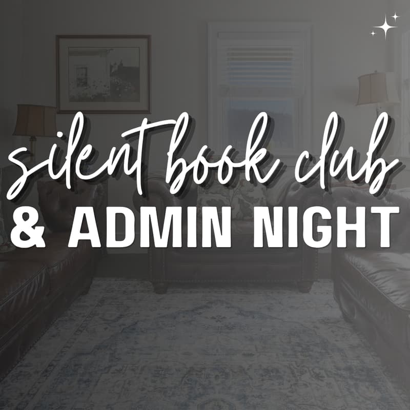 Cover Image for Silent Book Club & Admin Night