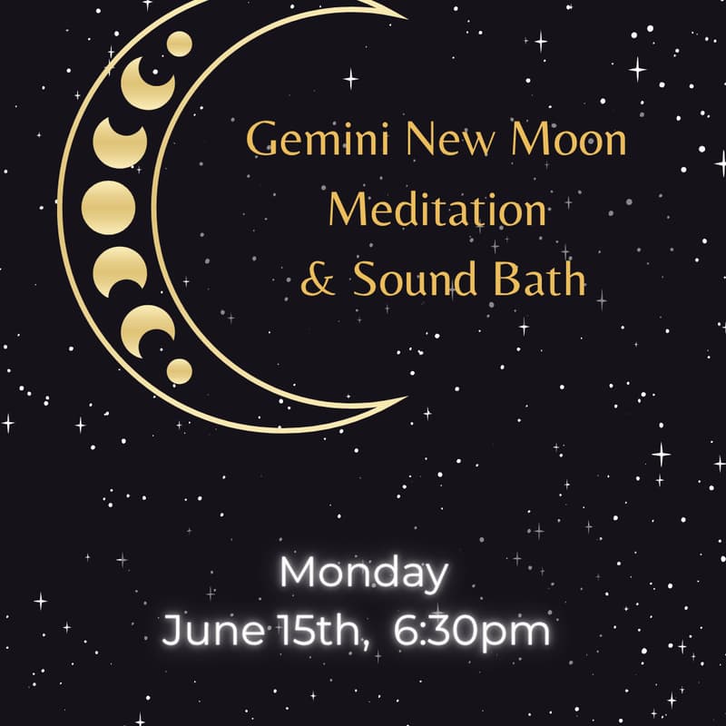 Cover Image for Gemini New Moon Meditation & Sound Bath