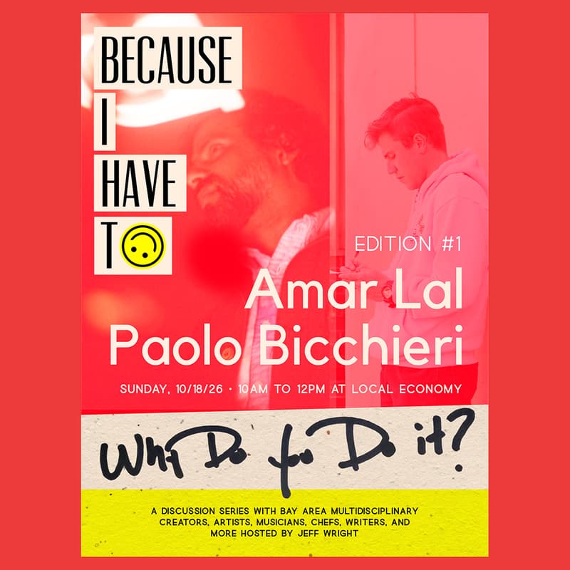 Cover Image for Because I Have To #1: Amar Lal & Paolo Bicchieri