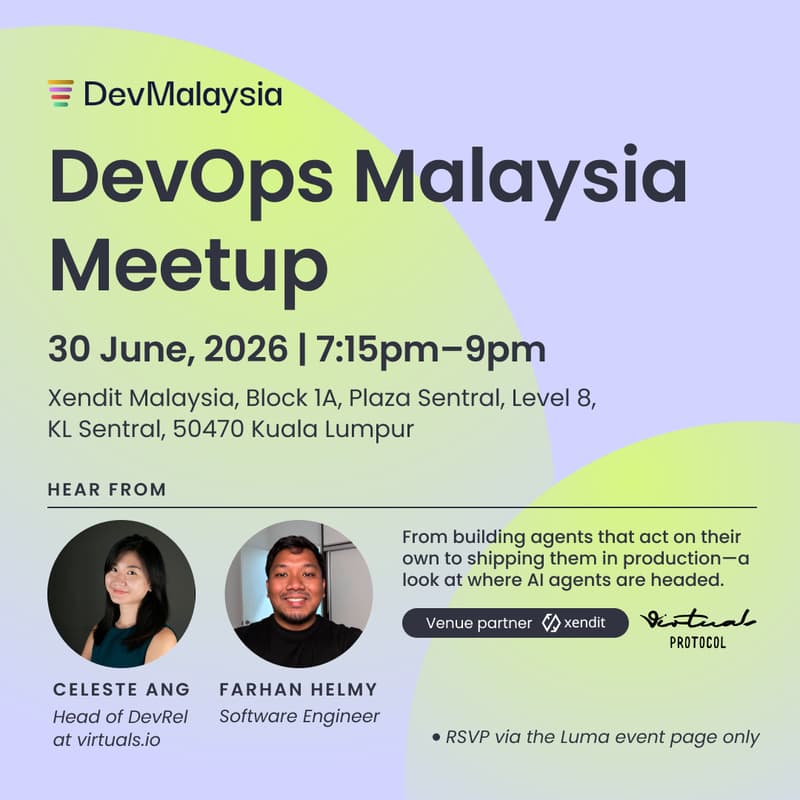 Cover Image for DevOps Malaysia Meetup - June