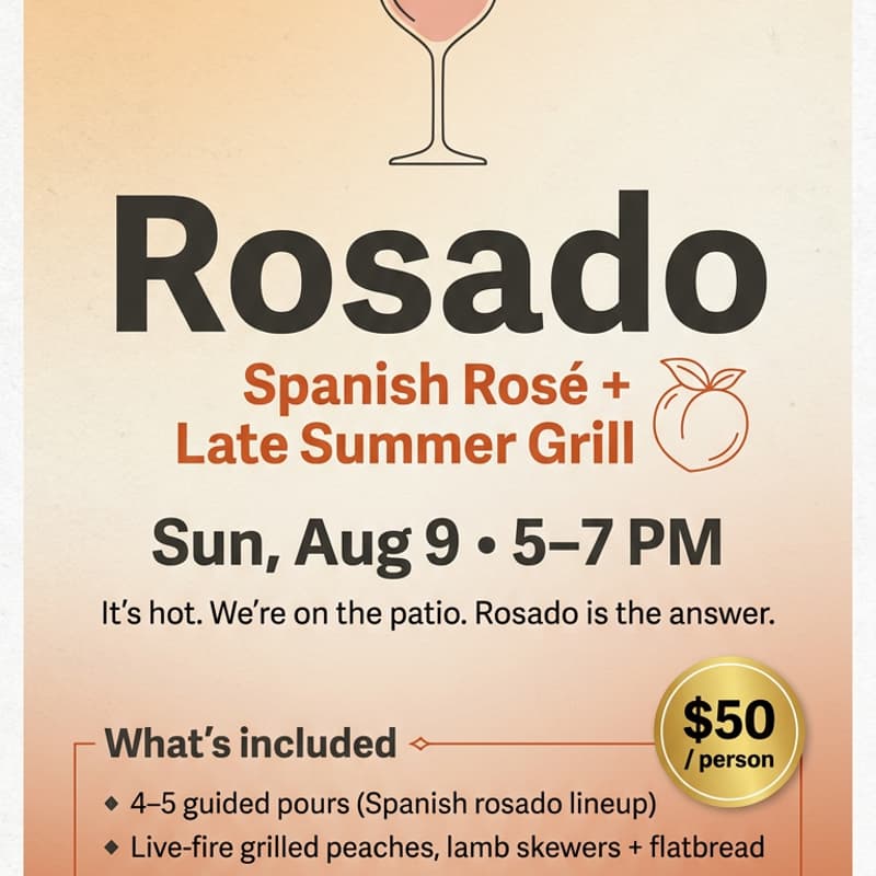 Cover Image for Iberian Table: Rosado (Spanish Rosé + Late Summer Grill)