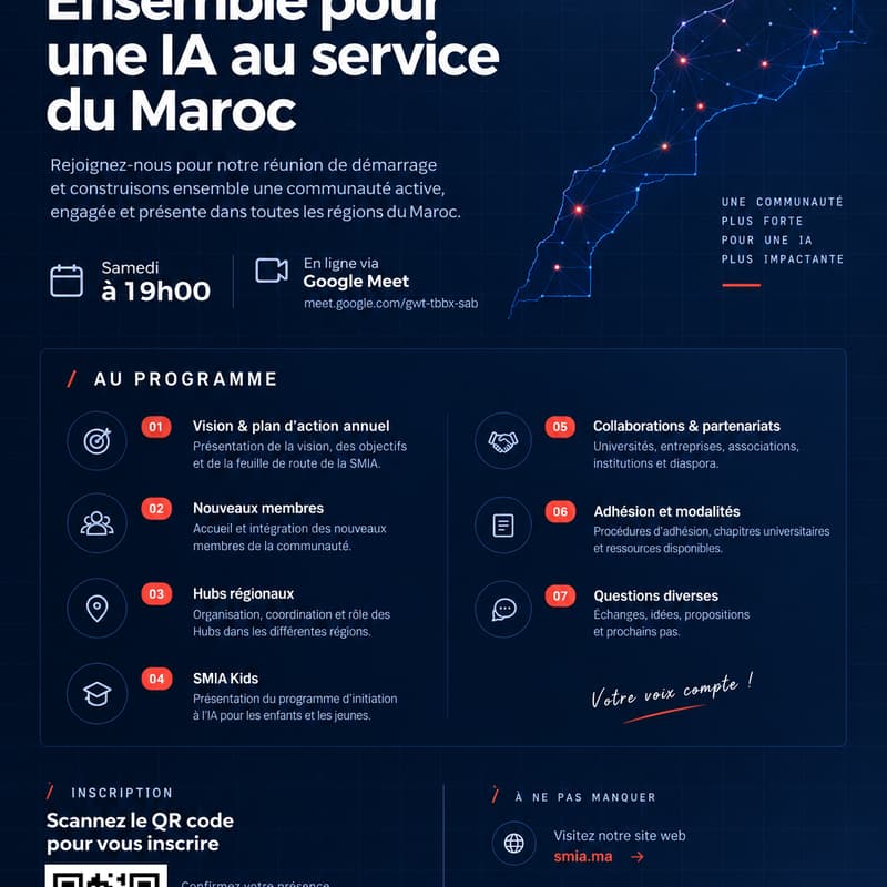 Cover Image for Réunion de lancement SMIA 2026–2027 | Vision, Hubs régionaux & SMIA Kids