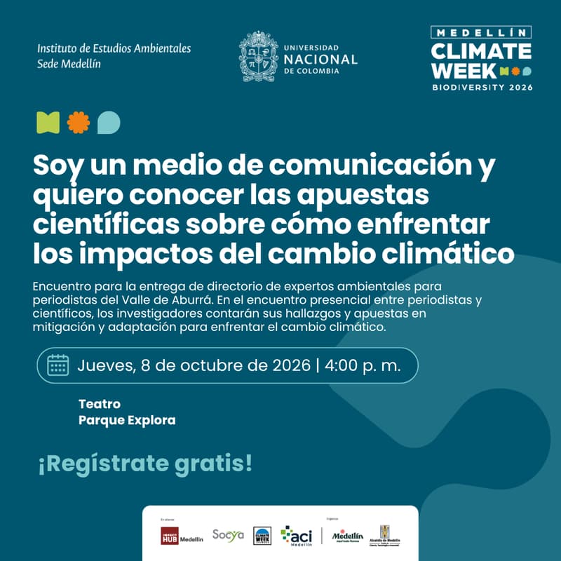 Foto de portada de Soy un medio de comunicación y quiero conocer las apuestas científicas sobre cómo enfrentar los impactos del cambio climático