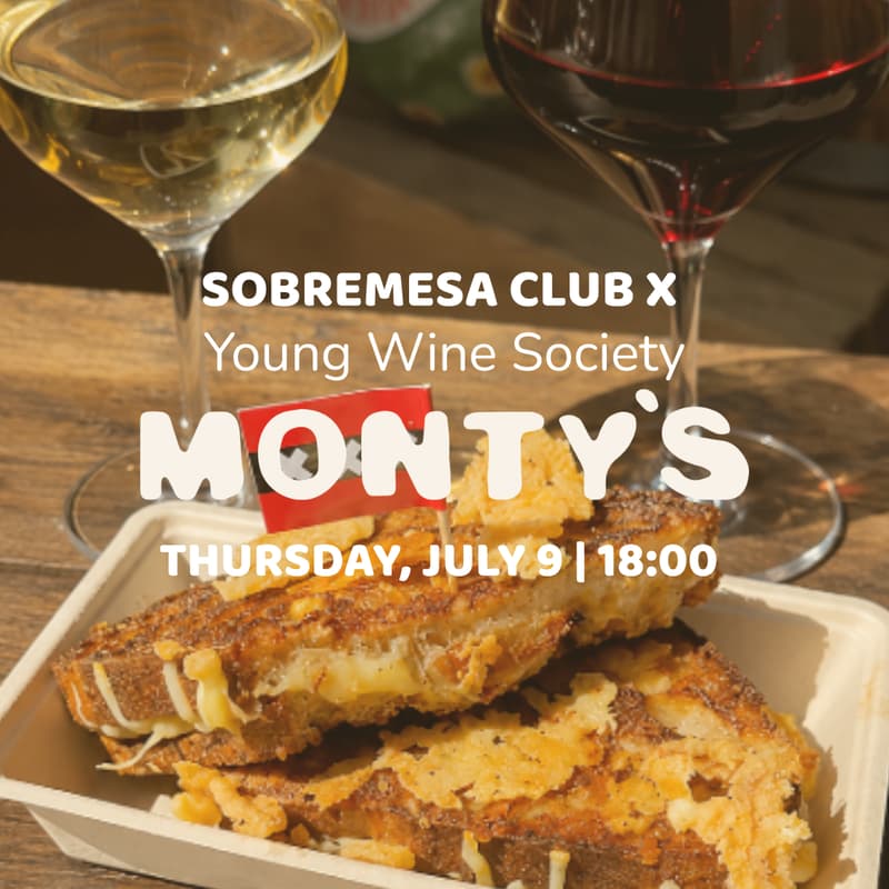 Cover Image for Sobremesa Club X Young Wine Society @ MONTY'S