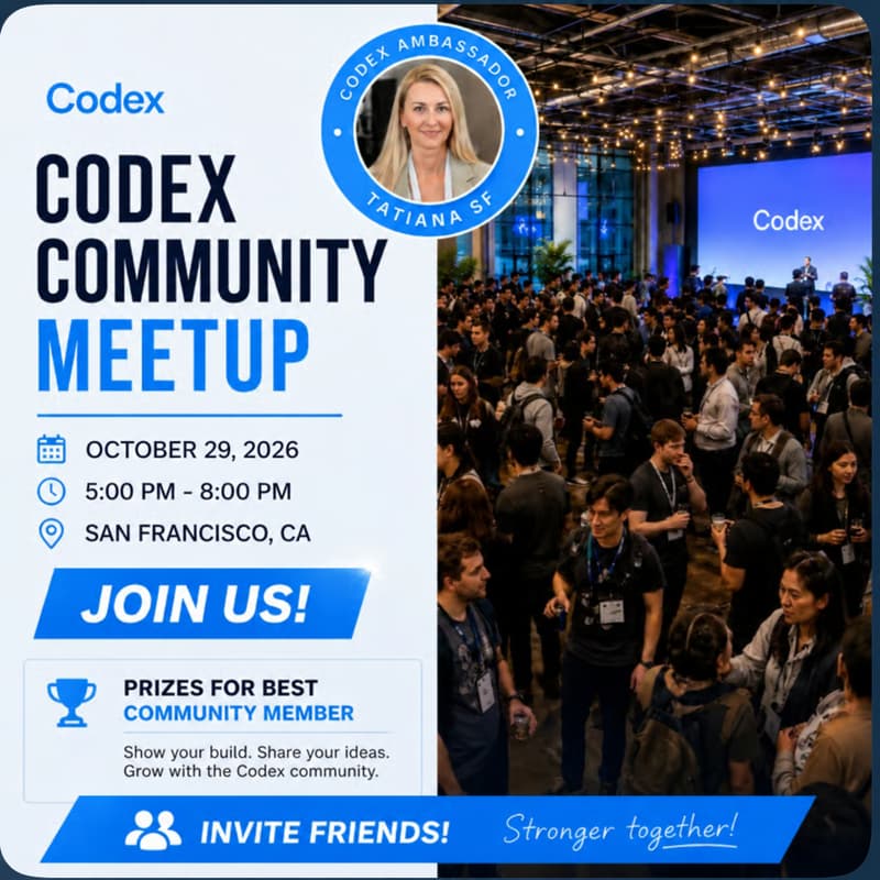 Cover Image for ☕️ Codex Community Meetup-San Francisco #11