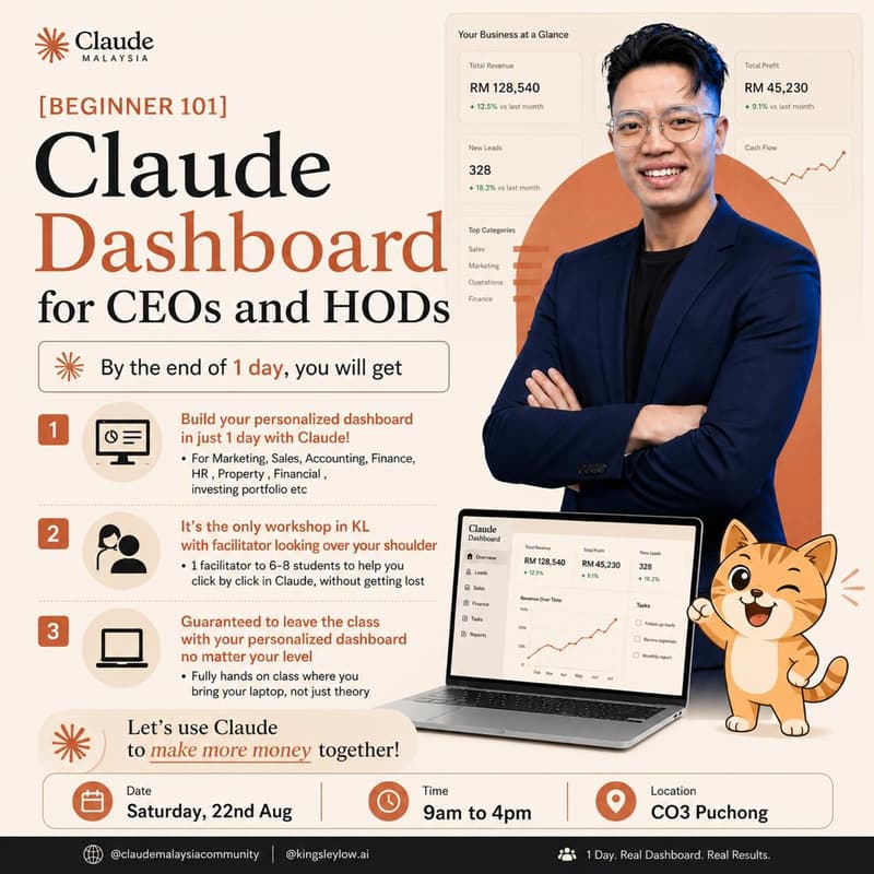 Cover Image for [Beginner 101] Claude Dashboard for CEOs and HODs