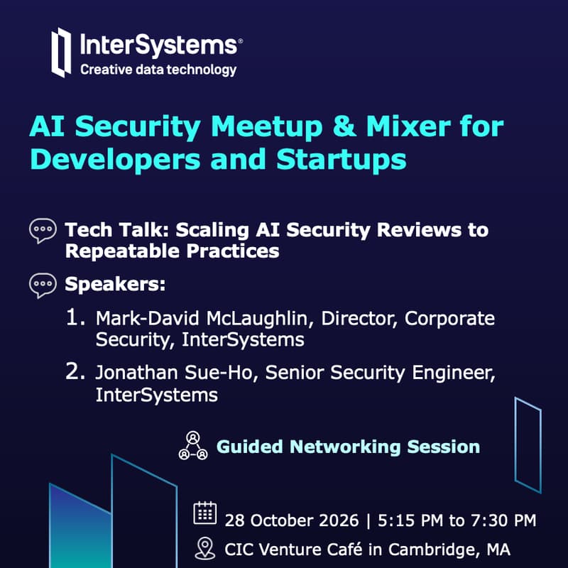 Cover Image for AI Security Meetup & Mixer for Developers and Startups